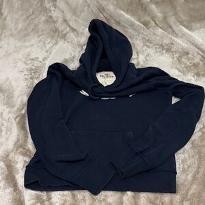 Hollister Women's Dark Blue Hoodie
